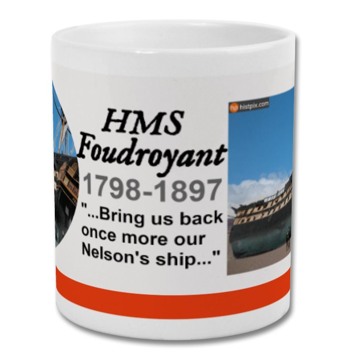 HMS Foudroyant unique recreation of historical figure